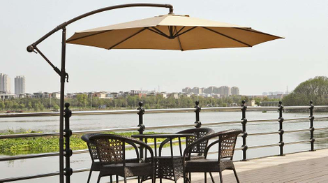 Le Papillon Hanging Patio Umbrella | $50 | Amazon | Clip $10 coupon and use promo code 7W879W6B